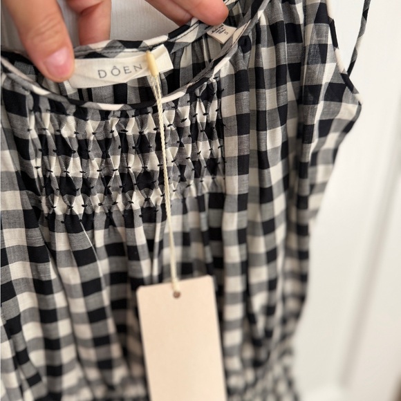 DÔEN Leslie Dress in Marilyn Gingham - Picture 7 of 9
